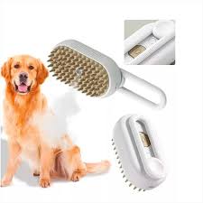 Cepillo de Vapor Automático 3 en 1 para Mascotas